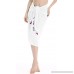 Mooncolour Women's Sheer Tassel Sarong Beach Pareo Swimsuit Wrap White B06Y5GJK5Z